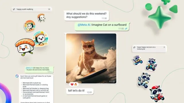 WhatsApp incorporará el asistente de inteligencia artificial Meta