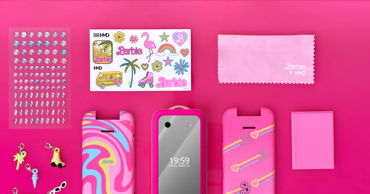 El teléfono Barbie: un celular que pega directo a la nostalgia