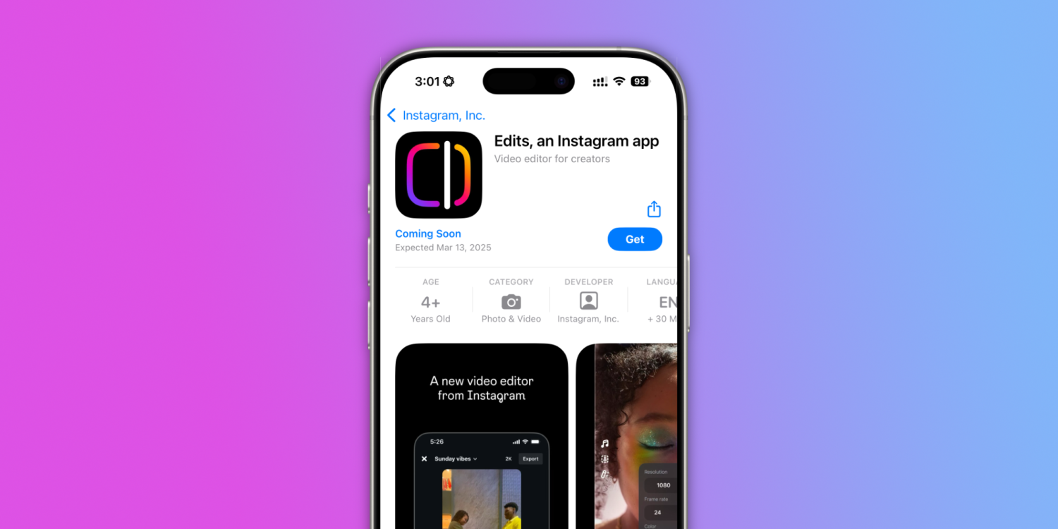 Instagram lanza Edits para competir en la edición de vídeo con CapCut